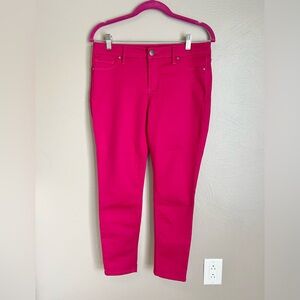 Tinsel Denim Couture Penny Dark Pink Skinny Jeans